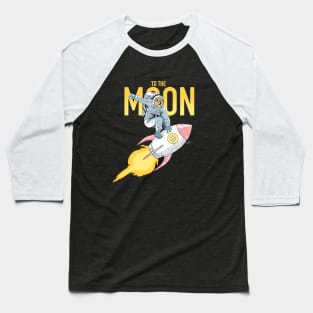 Doge to the Moon! (Red) Baseball T-Shirt